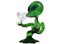 Γυάλινο Bong Green Alien 15cm