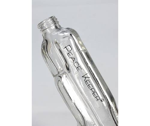 Γυάλινο Bong Πιστόλι 23cm - «Πίπα της Ειρήνης» -  Price: 25,50€