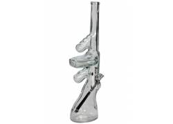 Γυάλινο Bong Πολυβόλο 46cm - «Πίπα της Ειρήνης»