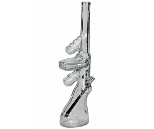 Γυάλινο Bong Πολυβόλο 46cm - «Πίπα της Ειρήνης» -  Price: 36,90€
