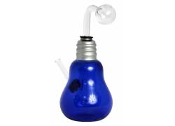 Γυάλινο OIL Bong  Light Bulb Blue - 16cm