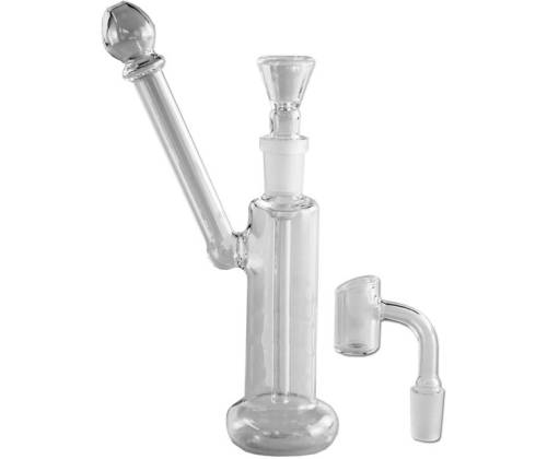 Glass OIL Bong BL Dab Rig Bancer - 19cm - Price: 18,90€