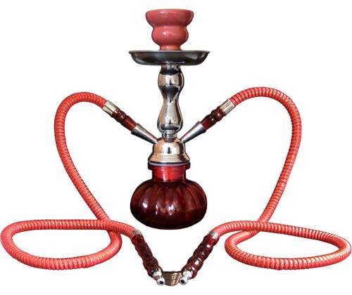 Ναργιλές Hookah Μαύρο Camel 2 Hoses - 27cm - Τιμή: 18,90€