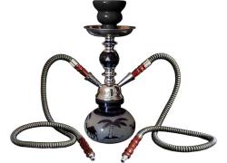 Ναργιλές Hookah Μαύρο Camel 2 Hoses - 27cm