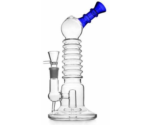 Glass Bong Triangle with Diffuser - 13cm - Price: 15,30€