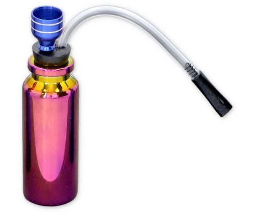 Γυάλινο Bong Mini Rainbow Bottle - 11cm - Τιμή: 4,20€