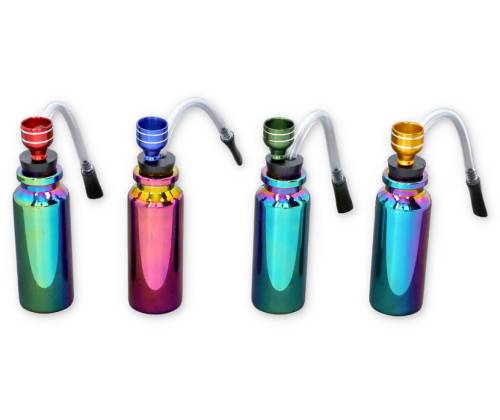 Γυάλινο Bong Mini Rainbow Bottle - 11cm - Τιμή: 4,20€