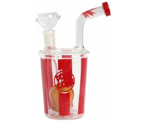 Γυάλινο Bong Popcorn 17cm -  Price: 28,50€