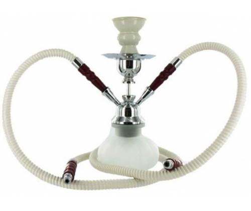 Ναργιλές Hookah Black Glass 2 Hoses - 35cm -  Price: 25,50€
