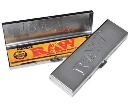 RAW Steel Tin Θήκη για Χαρτάκια KS και Προτυλιγμένες Τζιβάνες -  Price: 6,90€