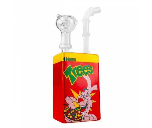 Γυάλινο Bong Juice Glass Cartoon Rabbit Breakfast Κόκκινο - 19cm -  Price: 25,40€