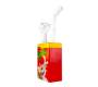 Γυάλινο Bong Juice Glass Cartoon Rabbit Breakfast Κόκκινο - 19cm -  Price: 25,40€