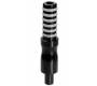 Aluminium Mouthpiece for Hookah Black Big Ø 2cm - Length 12cm -  Price: 4,50€