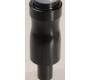Aluminium Mouthpiece for Hookah Black Big Ø 2cm - Length 12cm -  Price: 4,50€