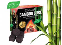 Tobaliq Bamboo Square Hookah Charcoal (26mm) - 250gr