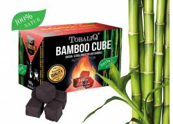 Tobaliq Bamboo Square Hookah Charcoal (26mm) - 500gr