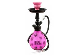 Ναργιλές Hookah Shisha Διπλός F@ck Covid19 Μωβ 1 Hose - 33cm