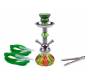 Ναργιλές Hookah Shisha MD Multicolor Διπλός 2 Hoses - 27cm - Τιμή: 16,50€