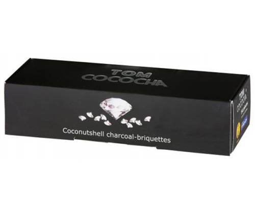 Καρβουνάκια για Ναργιλέ τετράγωνα Tom Coco Gold (25mm) - 1Kg -  Price: 7,90€