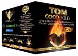 Hookah Charcoal Squares Tom Coco Gold (26mm) - 1Kg