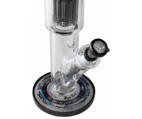 Γυάλινο Bong IN BOX Black Leaf Percolator  | Valhalla 50cm - Τιμή: 129,00€