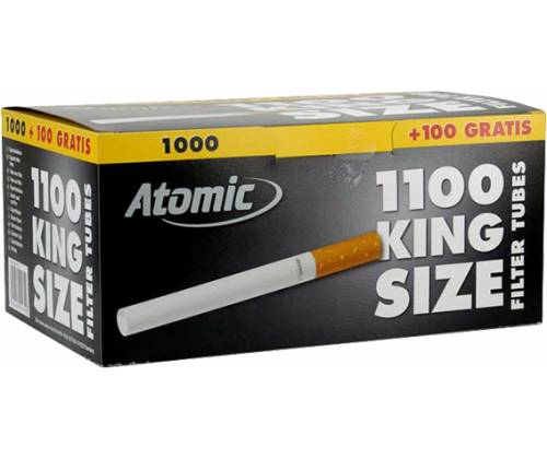 Atomic Cigarette Tubes - 1100pcs -  Price: 5,95€