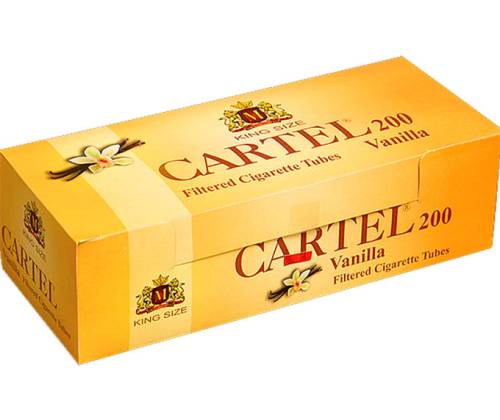 Cartel Άδεια Τσιγάρα - Βανίλια 200τεμ. - Τιμή: 1,05€
