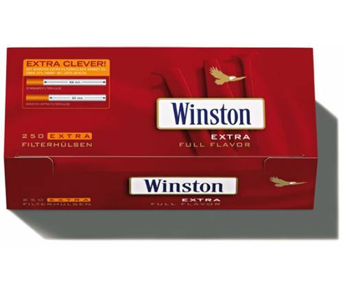 Winston Άδεια Τσιγάρα Slim - 250τεμ. - Τιμή: 2,30€