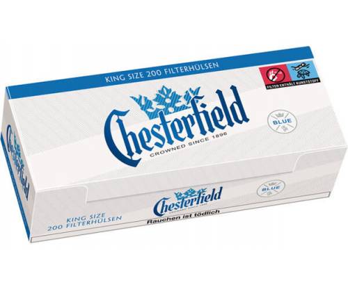 Chesterfield Άδεια Τσιγάρα Blue - 200τεμ. - Τιμή: 2,10€