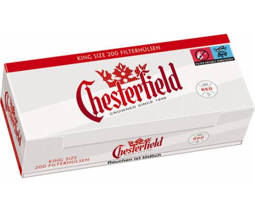 Chesterfield Άδεια Τσιγάρα Red - 200τεμ. - Τιμή: 1,90€