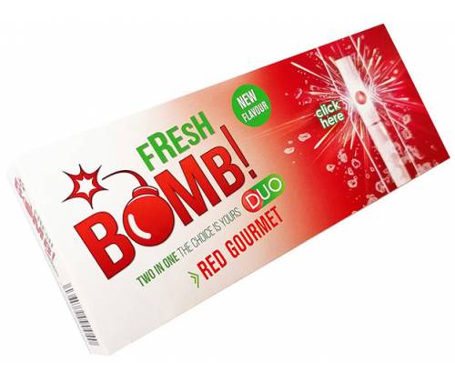 Fresh Bomb Άδεια Τσιγάρα Click Tubes Red Gourmet Strawberry - 100τεμ - Τιμή: 3,60€