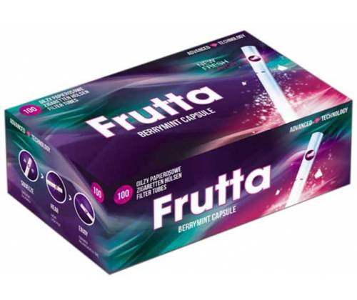 Frutta Άδεια Τσιγάρα Click Tubes Βατόμουρο-Μέντα - 100τεμ. - Τιμή: 2,80€