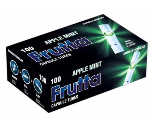 Frutta Άδεια Τσιγάρα Click Tubes Μήλο-Μέντα - 100τεμ. - Τιμή: 2,80€