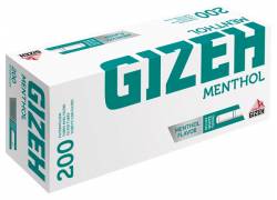GIZEH Άδεια Τσιγάρα Menthol - Μέντα - 200τεμ.