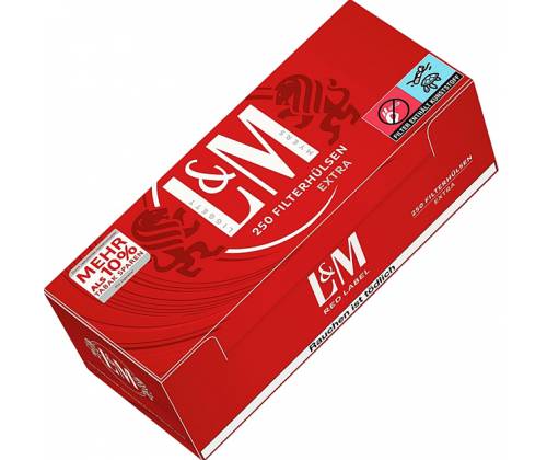 L&M Aδεια Τσιγάρα Red Μακρύ Φίλτρο - 250τεμ. - Τιμή: 2,40€