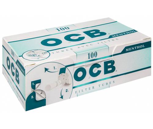 OCB Άδεια Τσιγάρα Menthol - 100τεμ. - Τιμή: 1,70€