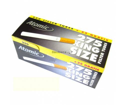 Atomic Cigarette Tubes - 275pcs -  Price: 1,30€