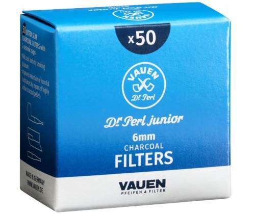 Ανταλλακτικό Φίλτρο Vauen Ενεργού Ανθρακα 6mm - 50τεμ. - Τιμή: 6,50€