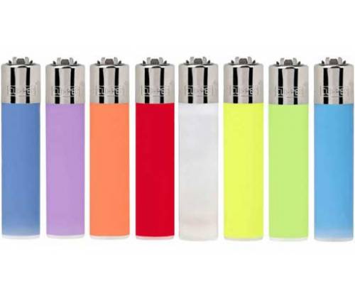 Clipper Αναπτήρας Μεγάλος Transparent - Διάφανος Διάφορα Χρώματα - Τιμή: 1,10€