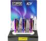 Clipper Αναπτήρας Μεταλλικός Μεγάλος - Amsterdam Leaf Icy Metal - Τιμή: 12,50€