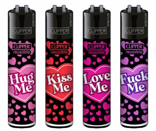 Clipper Αναπτήρας Μεγάλος - Kiss Me #2 (Ειδική Εκδοση 18+) - Τιμή: 1,70€