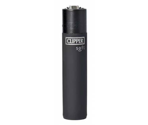 Αναπτήρας Πέτρας Clipper Μεγάλος - Μαύρο Soft - Τιμή: 0,80€