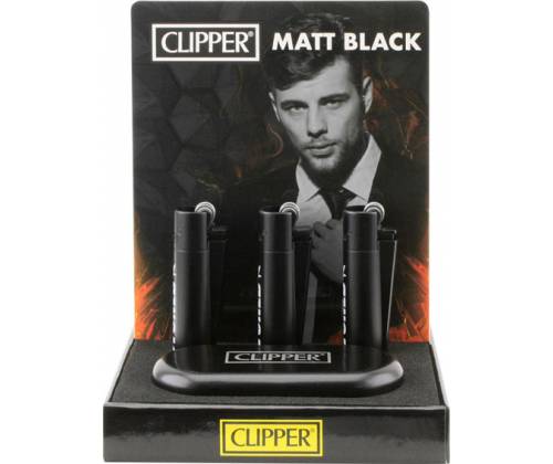 Clipper Αναπτήρας Μεταλλικός Μεγάλος - Amsterdam Stoned Black Metal - Τιμή: 12,50€