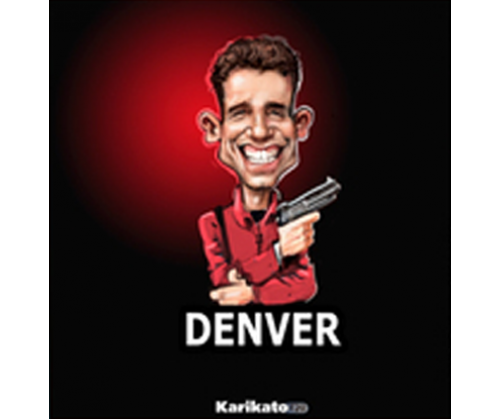 Αναπτήρας Πέτρας La Casa de Papel - Denver (Karikature) -  Price: 0,90€