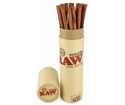 RAW Wood Pokers - Large - Τιμή: 1,40€