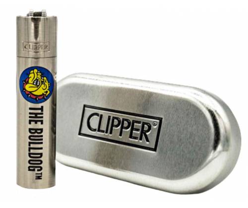 Clipper Αναπτήρας Μεταλλικός Μεγάλος - The Bulldog Amsterdam - Τιμή: 14,50€