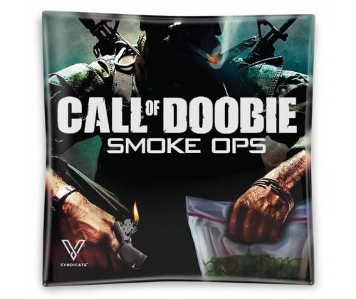 V-Syndicate Γυάλινο Τασάκι - Σχέδιο Call of Doobie -  Price: 8,90€