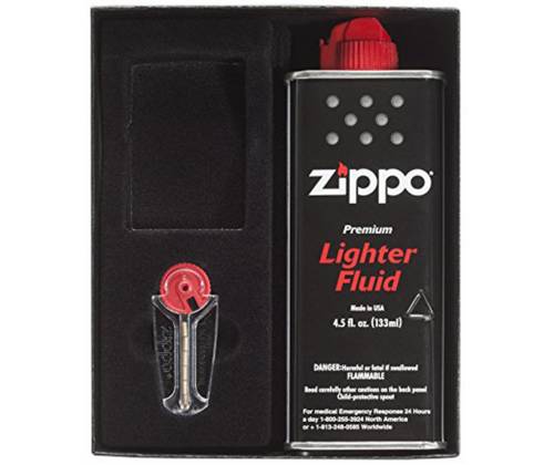 ZIPPO 50RE Κουτί Δώρου Zippo με Ζιπέλαιο και Πέτρες Zippo - Τιμή: 12,90€