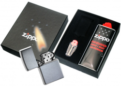 ZIPPO 50RE Κουτί Δώρου Zippo με Ζιπέλαιο και Πέτρες Zippo