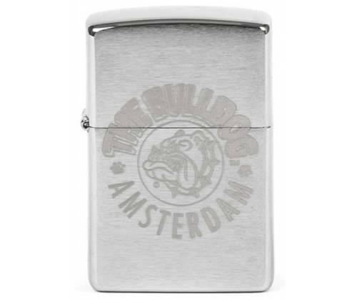 ZIPPO Αναπτήρας The Bulldog Amsterdam - Brushed Chrome - Τιμή: 63,90€